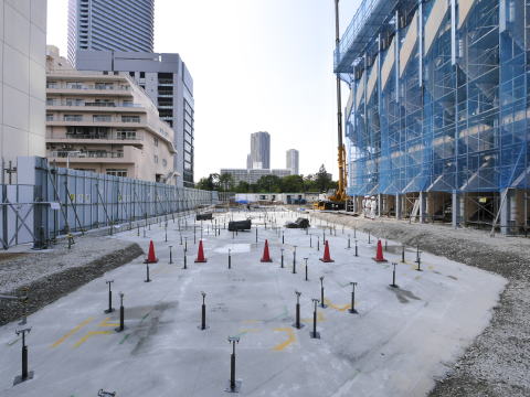 展示Ａ棟　基礎工事