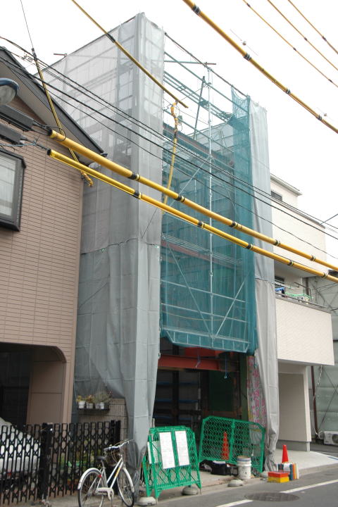 鉄骨建方工事